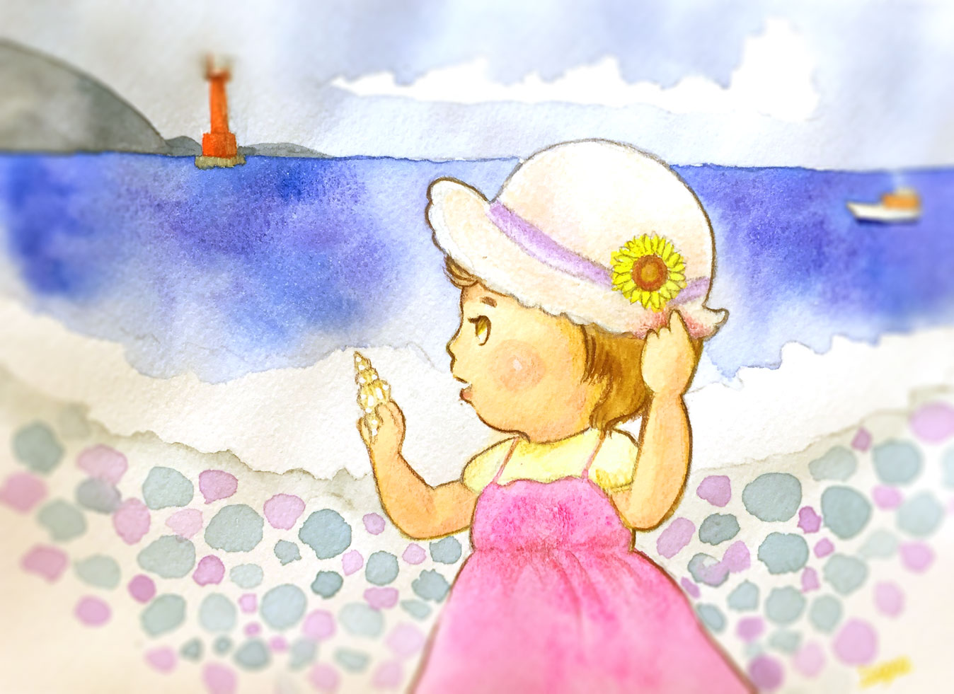 夏 イラストレーション